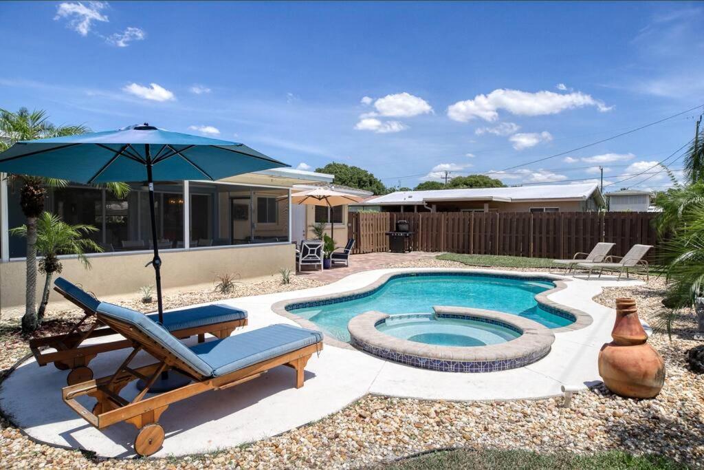 Paradise 4 Min To The Beach With Private Heated Pool ديرفيلد بيتش المظهر الخارجي الصورة